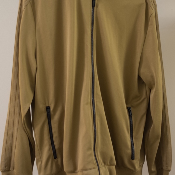 Gold/Brown Vintage Adidas Soccer Jacket - Picture 3 of 4